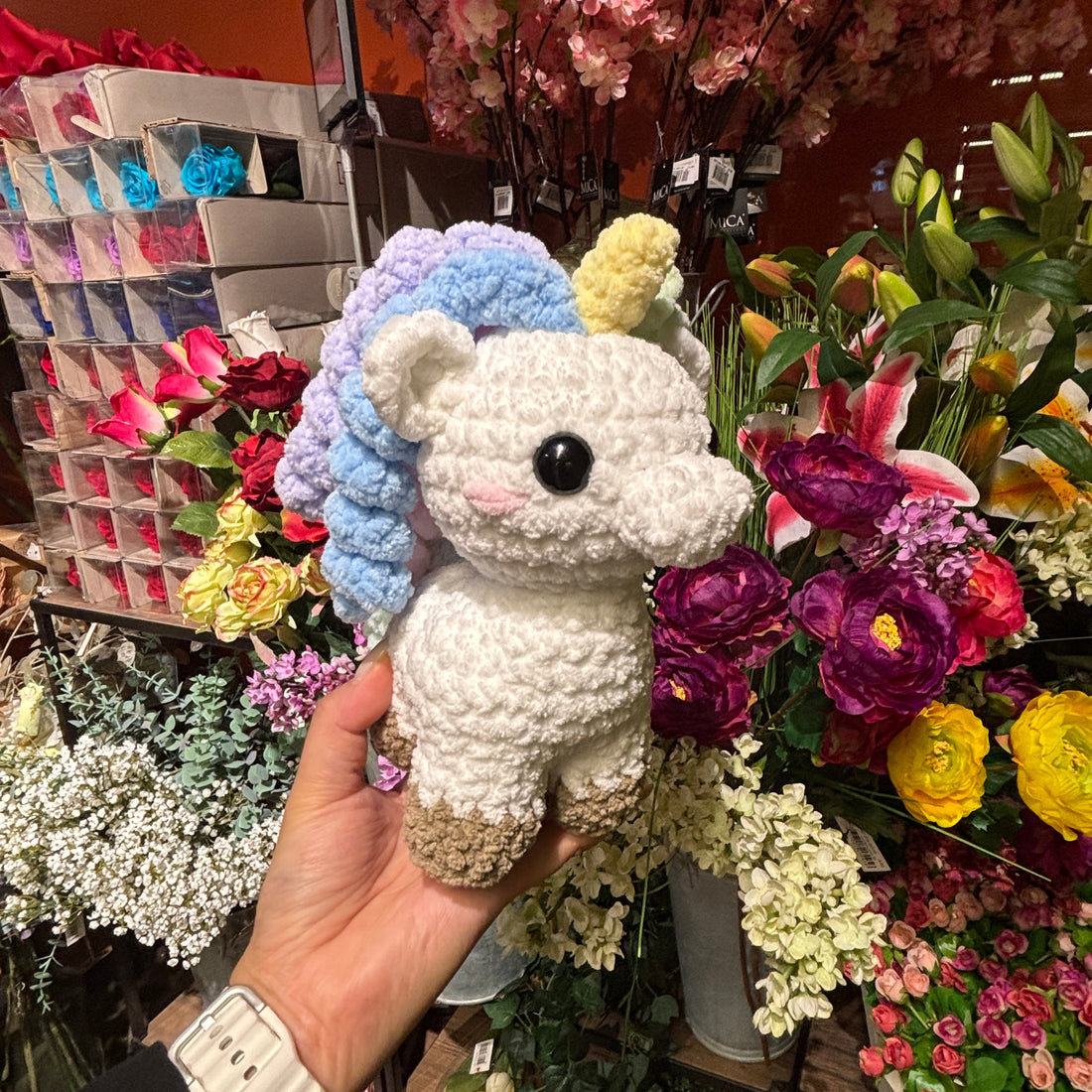 Unicorn at Flower Shop